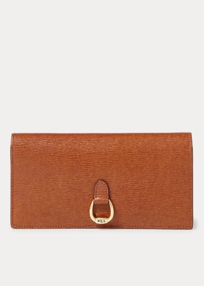 Women's Ralph Lauren Saffiano Slim Leather Wallet | 984250BWK